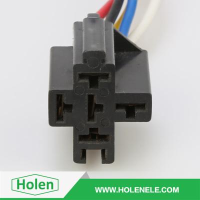 China Industrial 12V 30 40A 5 Pins Automotive Relay Socket for sale