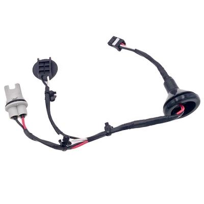 China Auto Light Wiring Automobile Tail Frog Light Wire Harness Bayonet W3W W5W PC194 Rotating Bulb Holder for sale