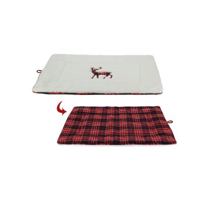 China Double Sided Seat Mattress Car Dog Travel Use Absorbent Breathable Dog Beds Print Sleeping Dog Cage Crate Kennel Exercising Mat for sale