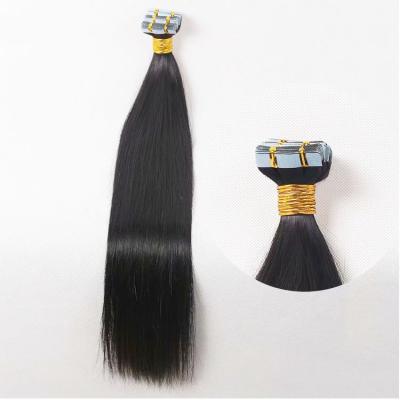 China 100% Natural Remy Hair Extension Invisible Tape In Remy Color Double Skin Wave Tape In Hair Silky Straight Drawn Weft Extension for sale