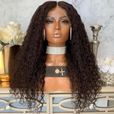 China Wholesale Cheap Price 10A Curly Unprocessed Virgin Brazilian Hair Full Lace Curly Curly Hair Wigs Lace Front Wig With Baby Hair for sale