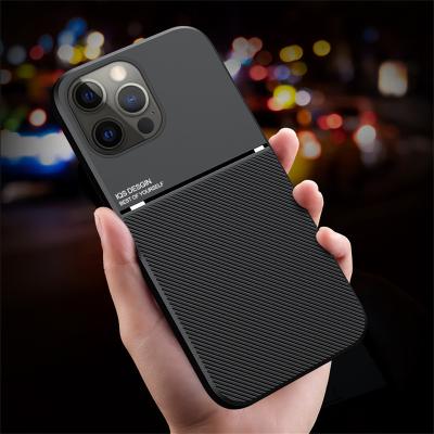 China Anti-fall Matte Shockproof Luxury Magnetic Phone Cover For iPhone 11 pro XS max XR 8 plus Car Holder Phone Case For iPhone 12 pro Max Case for sale