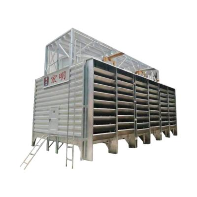 China HON MING 304 Intelligent Low Noise Stainless Steel AI 150 Ton Water Cooling Tower For Special Silent Area Cast Irons Furnac for sale