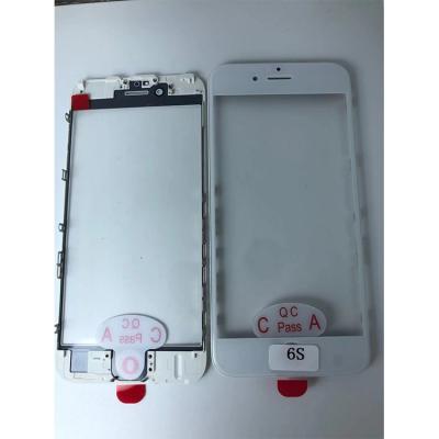 China Vivid Color Oca Glass Saturation Screen Replacement Phone External Broken Glass Parts For Iphone 6S for sale