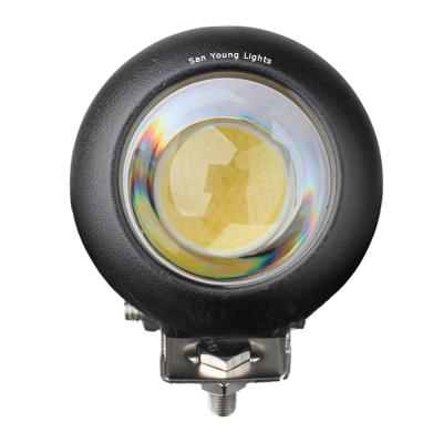 China White/Black 4Inch 25W Led Cannon Work Light CREEs LED Work Light LED Headlight Offroad Driving Light for sale