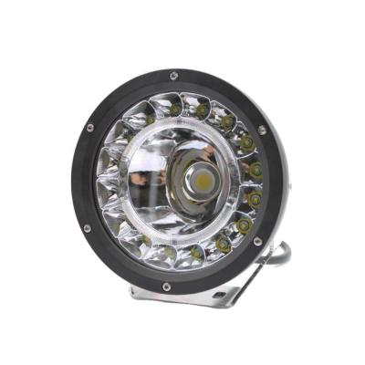 China 7 Inch 142w Diecast Aluminum Housing CREEs Led Work Light Round Led 4x4 Rock Light 142W For Offroad Vehicle C-rees LED Driving Light for sale