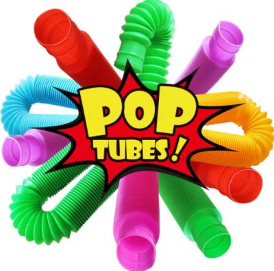 China Children's toys stretching sensory finger decompression toys tube noise tubes fidgety person for sale