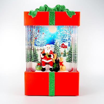 China Christmas / New Year Decoration Christmas Decoration Santa LED Lighting Tablepiece Lantern for sale