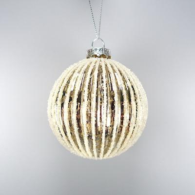 China Clear Frosty Glass Ball Christmas/New Year Decoration Christmas Decoration Ornament for sale