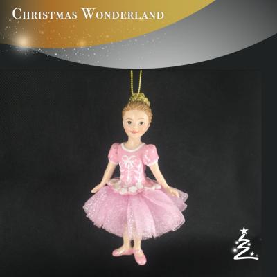 China Wholesale Christmas Decoration Ballerina Dolls Christmas Ornament for sale