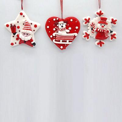 China Christmas Decoration Christmas/New Year Decoration Claydough Character Ornament for sale