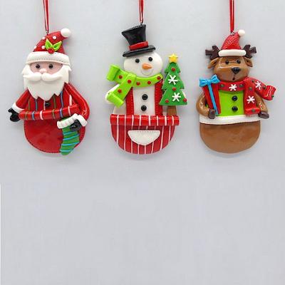 China Christmas Decoration Christmas/New Year Decoration Claydough Character Ornament for sale