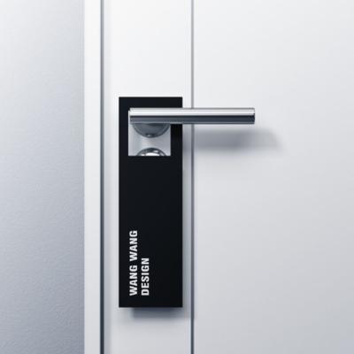 China PVC Customized Printing Hotel Room Plastic Do Not Touch Door Hanger Do Not Touch Door Hanger Do Not Touch Card for sale