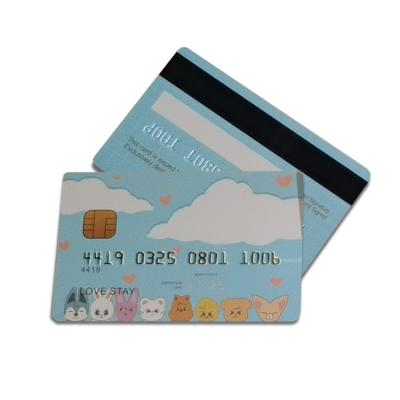 China Supermarket Standard Size VIP Magnetic Stripe Plastic Membership Card for sale