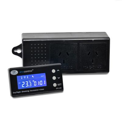 China DTC-120 temperature controller timer+Day/Night dimming thermostat for sale