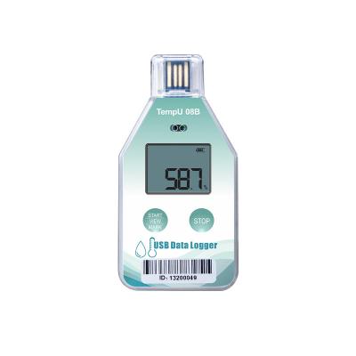 China TempU08B USB Single Use Disposable Cold-Chain Humidity Data Logger Temperature Record For Cold-Chain for sale