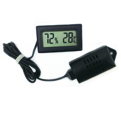 China Mini LCD Digital Thermometer Easy Operation Sensor Hygrometer Temperature Indoor External Recorder TPM-200 for sale