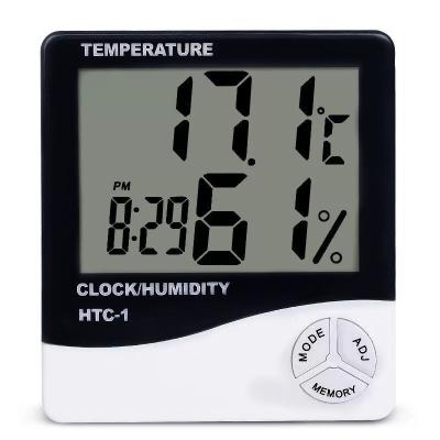 China Indoor Outdoor Desktop Maximum/Minimum Temperature Display Fahrenheit Celsius Hygrometer Indoor/Outdoor Digital Thermometer Humidity Meter for sale