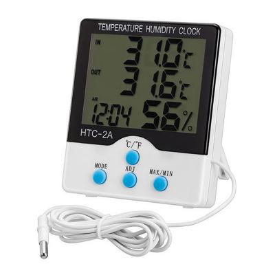 China HTC -2A Desktop Temperature and Humidity Meter Indoor / Outdoor / Digital Hygrometer Thermometer for sale