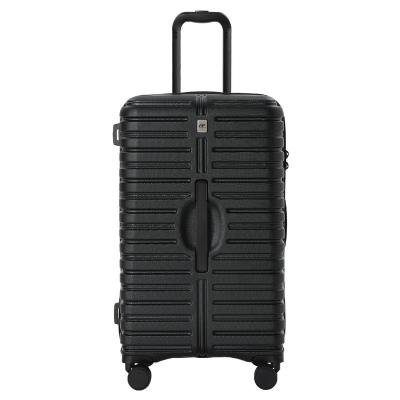 China High Quality ABS Hard Shell Luggage Set New Design Black Travel Storage Vintage Luggage Suitcase for sale