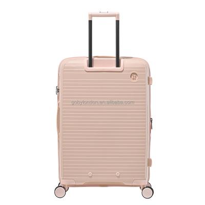 China School\long distance travel\etc. Hot Sale IT 3Pcs Set Trolley Bag Customize Front Open Suitcase Luggage for sale