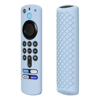 China Anti-drop 2021 New Silicone Protective Case For Amazon ALEXA Voice Remote 3rd Gen for sale