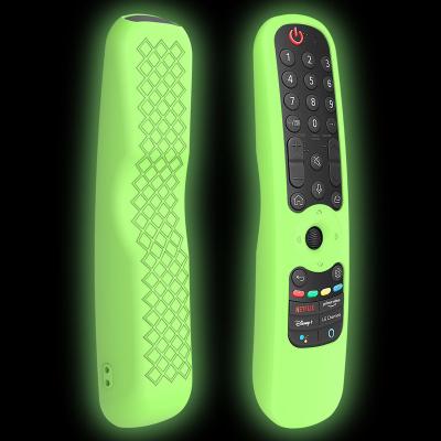 China Shock Proof Silicone Shockproof Cover Protective Anti-drop Case For LG 2021 AN-MR21GC Magic Remote for sale