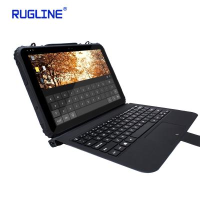 China WIN 10 Keyboard Home Tablet Waterproof 4GB 128GB Rugged With Barcode Scanner Intel Kabylake Laptop 12.2 Inch Tablet for sale