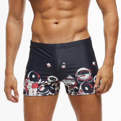 China Custom Sublimation Printed Swimwear Breathable Breathable For Men Swim Trunks Beach Shorts for sale