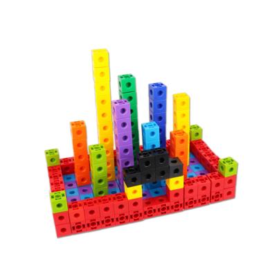 China Plastic instant linking cubes in education learning resources, linking cubes for sale