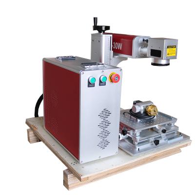 China Laser Fiber Laser Marking Machine For Ring And Bracelet Metal Engraving for sale