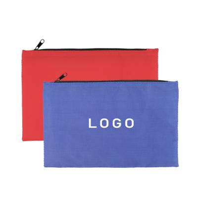 China Company Logo Printed Promotional Organizer Bags from Gift Bag Manufacturer Custom Cheap Packaging Pouch Bag Zippered for sale