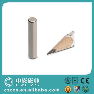 China High Performance Cylinder NdFeB Magnet / Permanent Magnetic Rod for sale