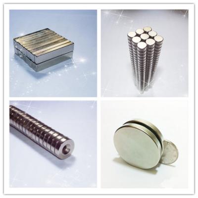 China High Temp Disc / cylinder Custom Neodymium Magnets for Scanner / Camera for sale