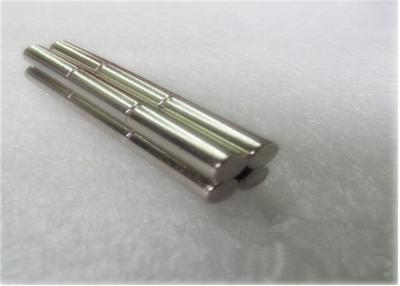 China Long N35 1mm / 10mm Sintered Neodymium Cylinder Magnets With Ni Shiny Surface for sale