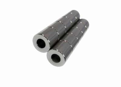 China Motors Cylinder N48 / N50 Industrial Neodymium Magnets With Inner Hole for sale