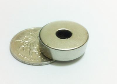 China Sintered Custom Neodymium Magnet Cylinder With Inner Hole Diametrically Magnetized Magnets for sale