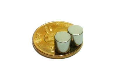 China OEM / ODM Rare Earth Neodymium Cylinder Magnets Axially Magnetized Magnets for sale