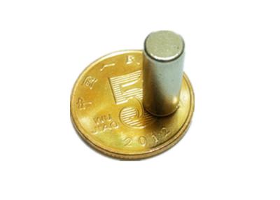 China N35 N52 6mm Neodymium Cylinder Magnets with Nickel / Zinc Coating for sale