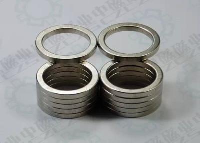 China Powerful N50 N52 Ring NdFeb Permanent Magnets with Copper / Epoxy Coating for sale