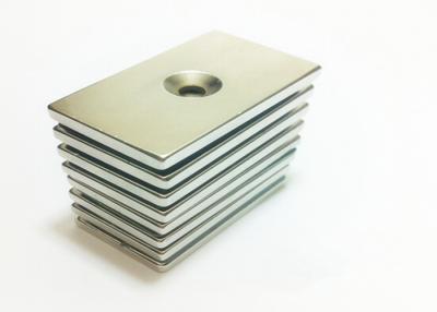 China N35 - N52 Custom Neo Counter Sunk Permanent Magnets with Center Hole for sale