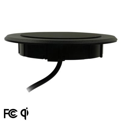 China Mobile Phone QI-00E Qi Standard Slim Wireless Charger Embedded In Furniture for sale