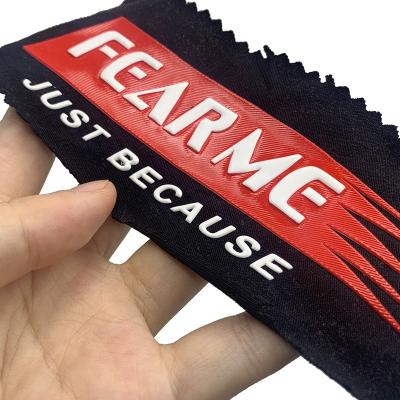 China 3D Iron On Custom Design Flexible Logo TPU 3D Patch Letters For Apparel for sale