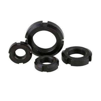 China Thin Stainless Steel Carbon Steel 1045 Black Hex Nut for sale