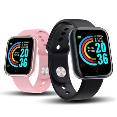 China 2021 Hot Selling Waterproof Smart Watch Y68 App D20 Touch Screen Y68 Smartwatch D20 Reloj Inteligente Fitpro for sale