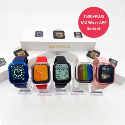 China Creative smart watch T500+plus touch screen watch6 and smart wristband T500+plus for gift message notice call reminder for sale