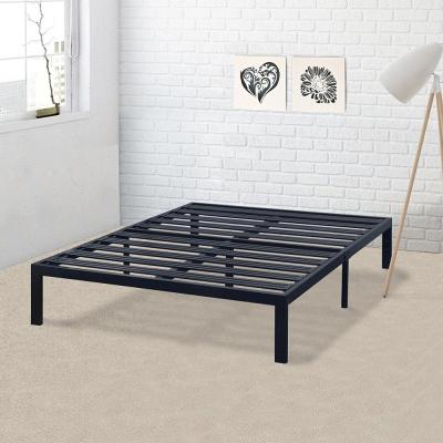 China Full Queen Platform Modern Folding Iron Bed Frame Convertible King Size Foldable Bed Frame for sale