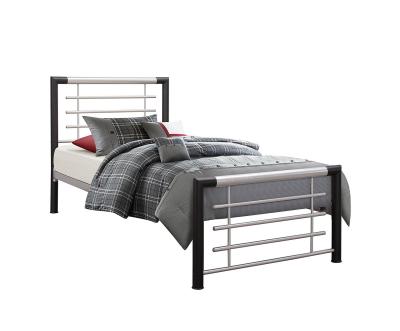 China Modern Kids Bed Designs Super Twin Size Metal Single Bed Frame for sale