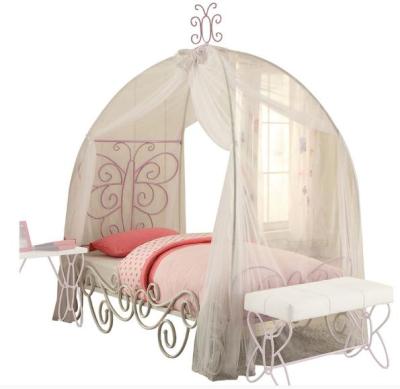 China Modern Canopy Kids Bedroom Furniture Modern Metal Full Bed for sale