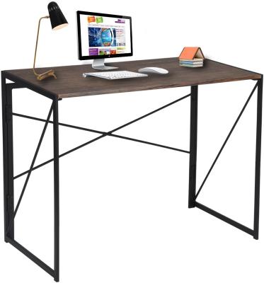 China Industrial Style Folding Laptop Table (Height) Adjustable Modern Simple Desk Study Writing Computer Desk for Home Office for sale